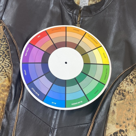 Koos Of Course Leather Jacket Womens‎ Size 1X Plus Brown Tan Full Zip Patchwork - Picture 10 of 10